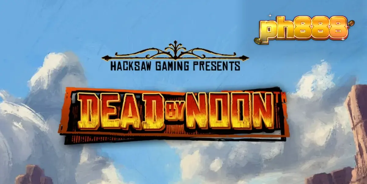 Isang tanawin ng Wild West na may mga simbolo ng baril at salamin sa Dead by Noon slot.